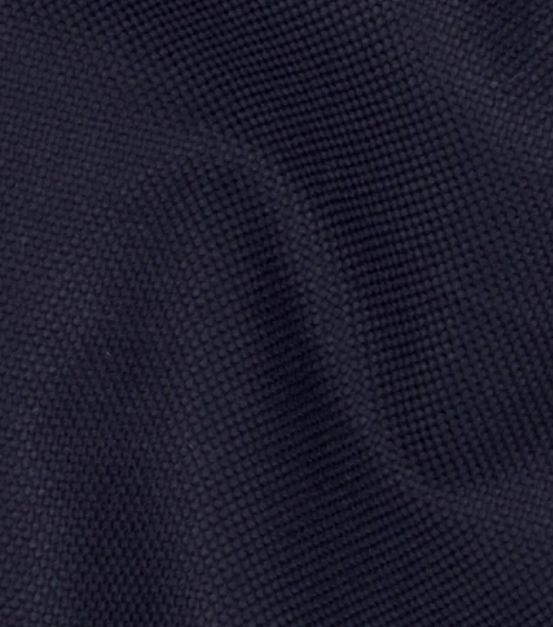 Chemise en Oxford américain épais uni bleu marine