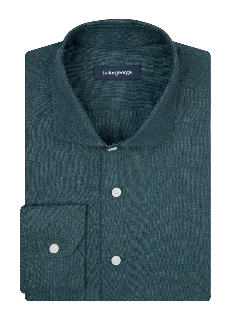 Chemise en lin épais