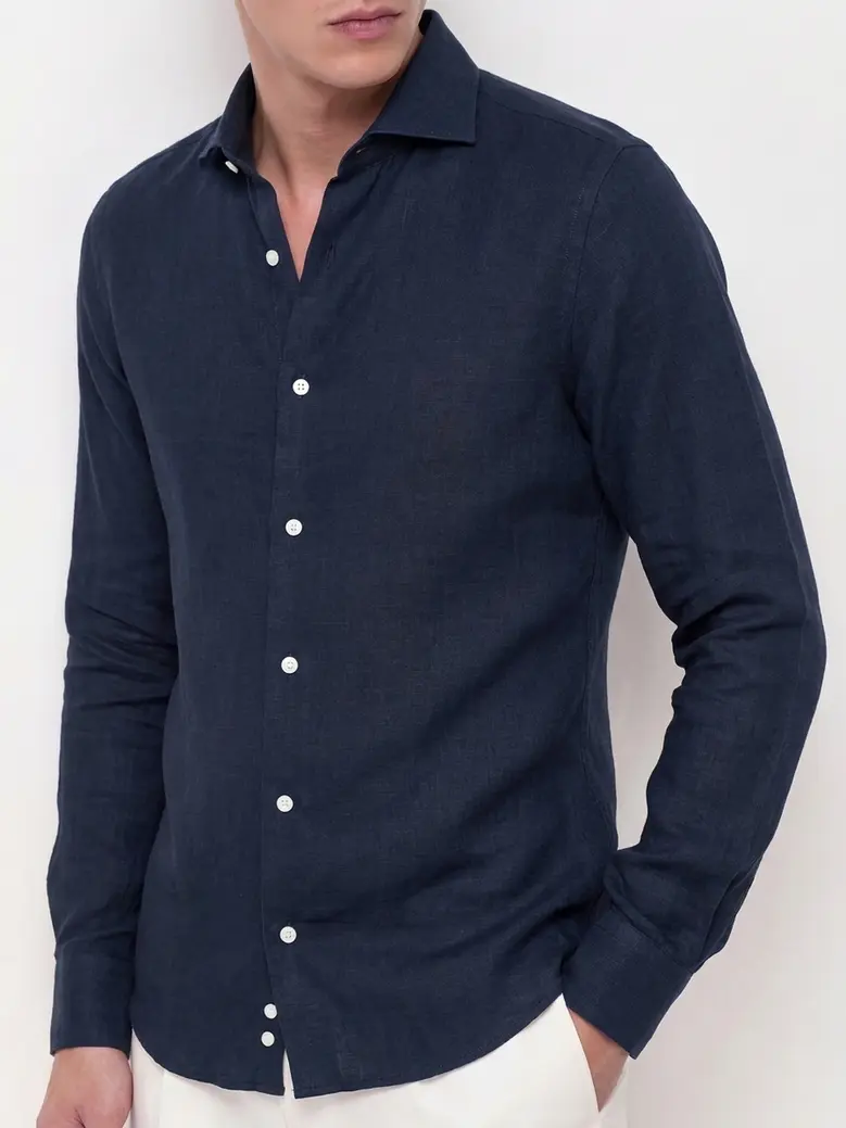Chemise en lin épais