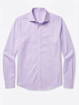 Bügelleichtes Royal Mauve Oxford-Hemd
