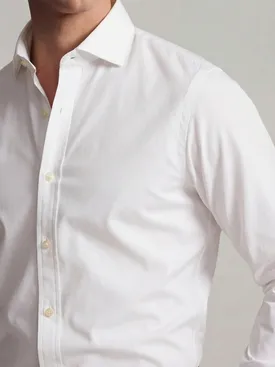 Chemise en popeline stretch