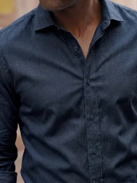 Chemise en lin épais et résistant