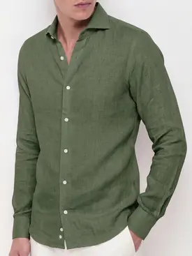 Chemise en lin épais et résistant